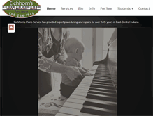 Tablet Screenshot of eichhornspianoservice.com